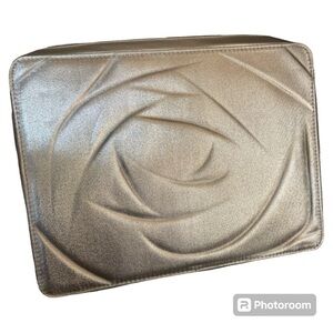 LaCome  travel cosmetic gold bag NWOT